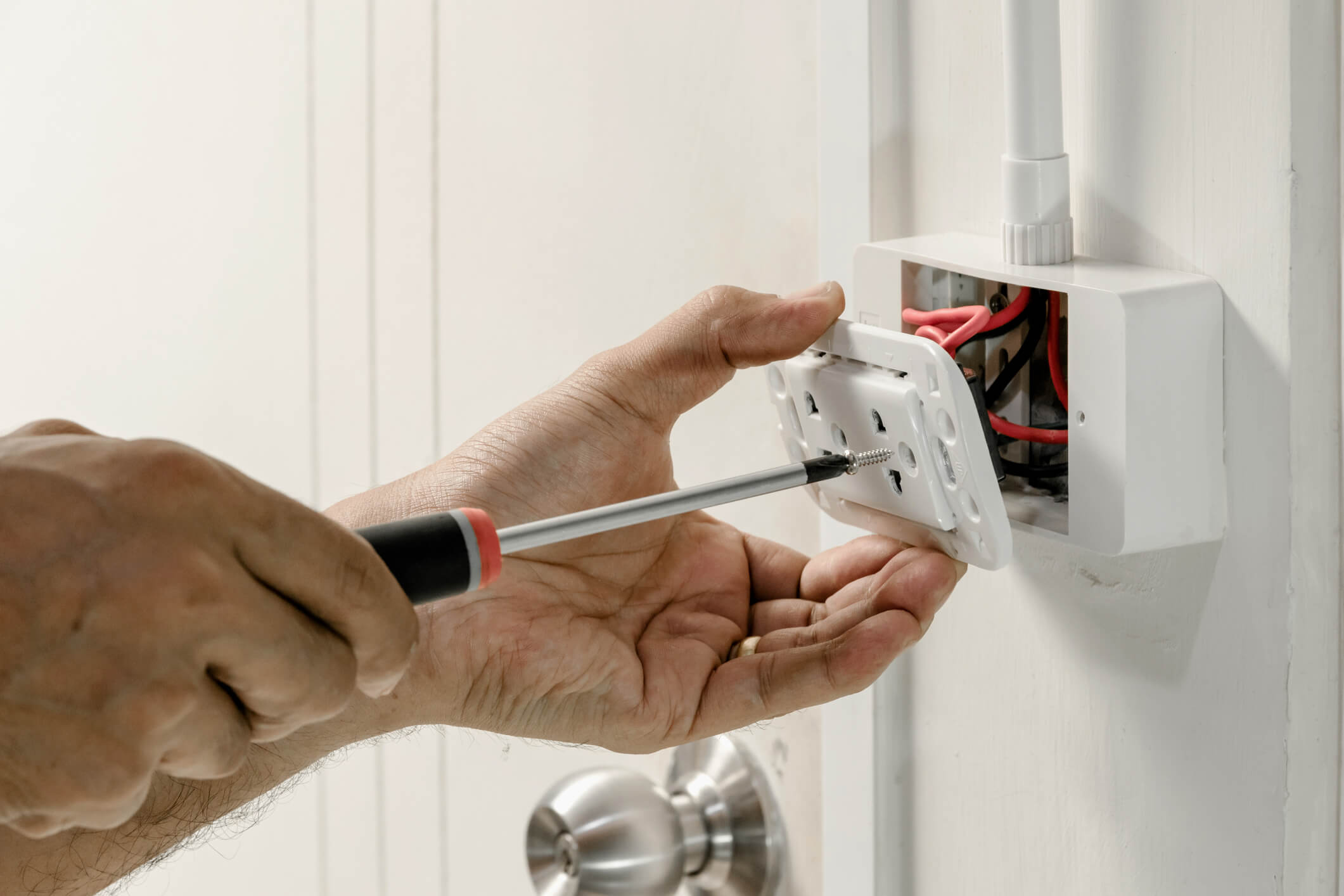 Home Repair of Electrical Outlet